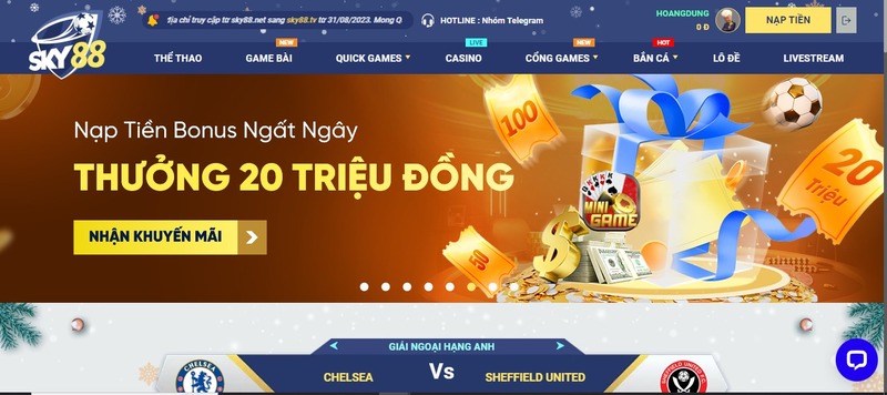 1.1 sky88 san choi ca cuoc hap dan Sky88 được nhiều người chơi cá cược yêu thích