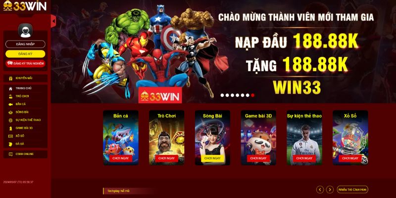 33WIN 21 33WIN sỡ hữu nhiều ưu điểm hấp dẫn