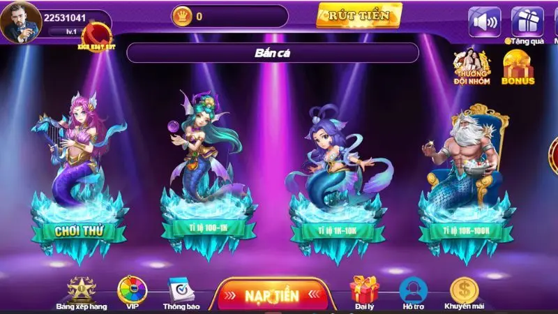 Đặc điểm nổi bật của Bắn Cá 68 Game Bài