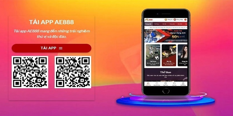 Quá trình tải app AE888 nhanh chóng