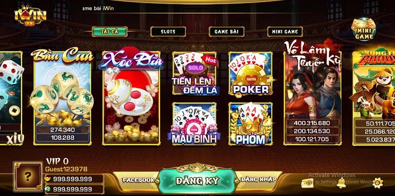 game đánh bài iwin