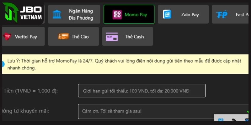 Cách nạp tiền vào nhà cái chính xác 100% cho newbie