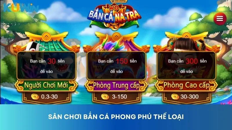 Phong phú thể loại game bắn cá với đồ họa ấn tượng