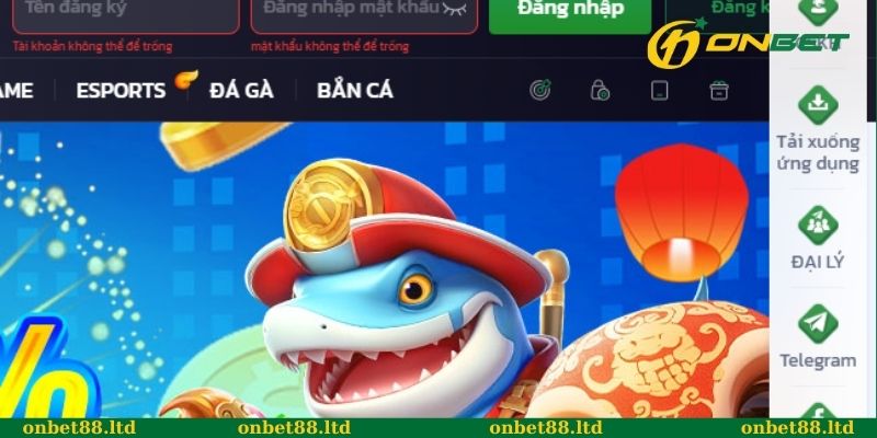Hướng dẫn đăng nhập vào trang chủ Onbet dễ nhất
