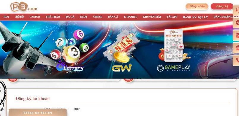 Các sảnh cược mà bạn sẽ được trải nghiệm P3 Các sảnh cược mà bạn sẽ được trải nghiệm P3
