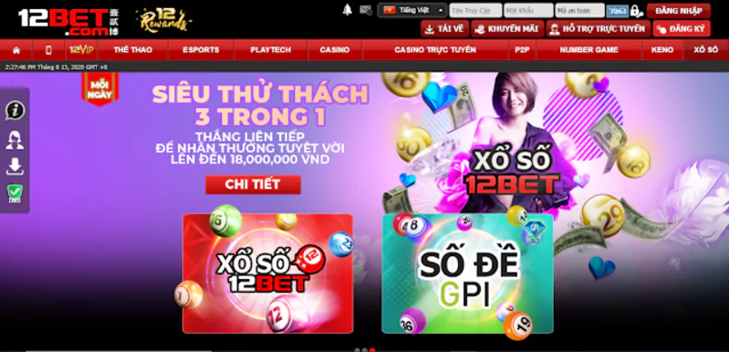 chơi cá cược đặc sắc nhất 12bet