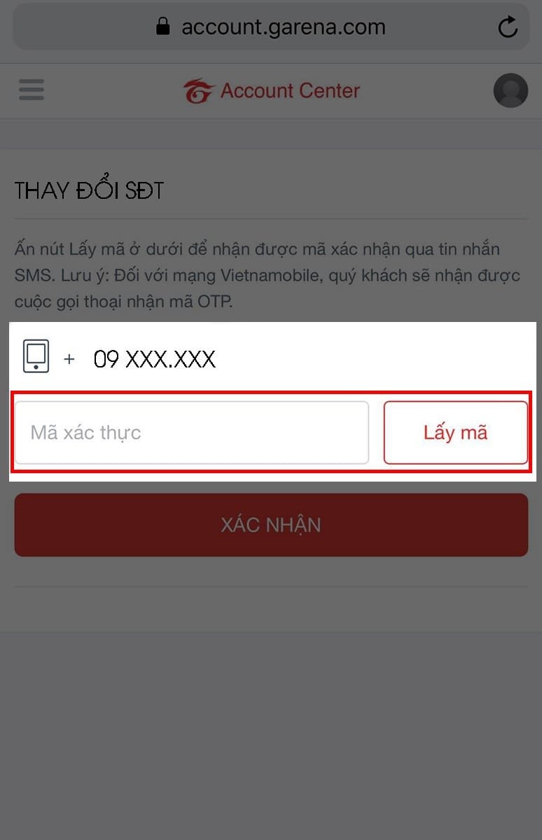 Nhập mã