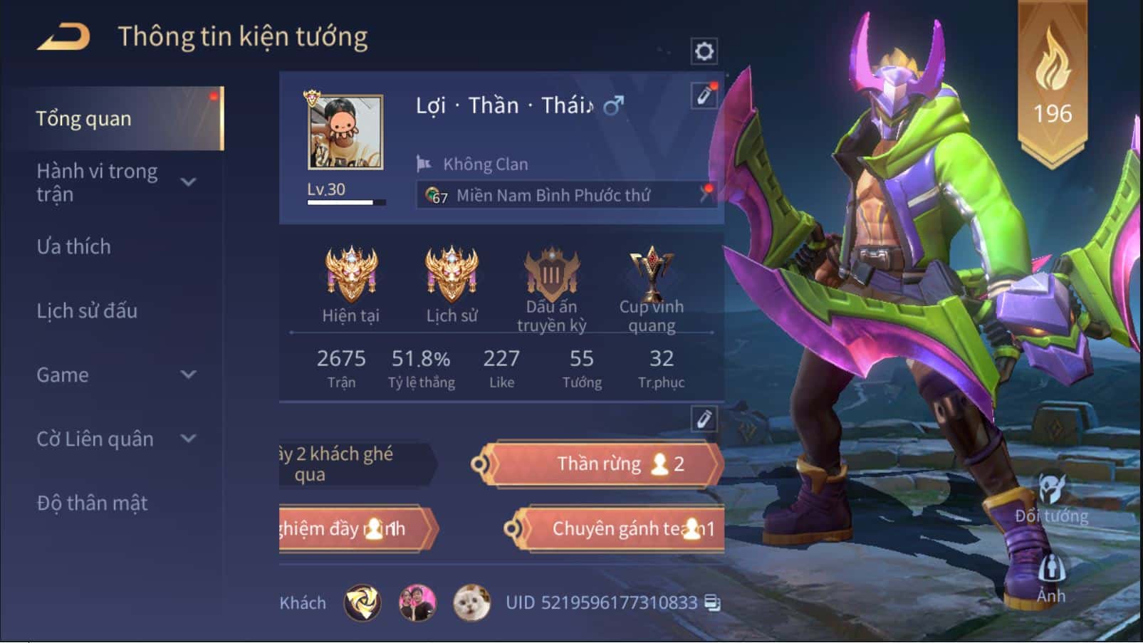 Ảnh Acc Liên Quân Giàu đặc biệt