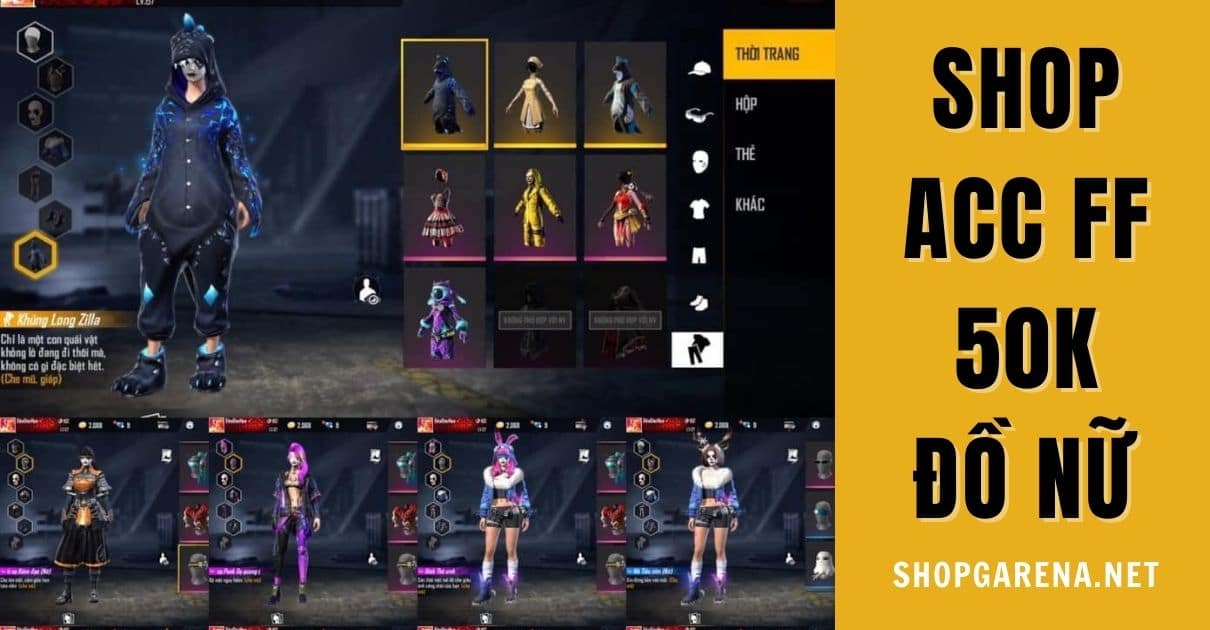 Shop Bán Acc FF Chuyên Đồ Nữ