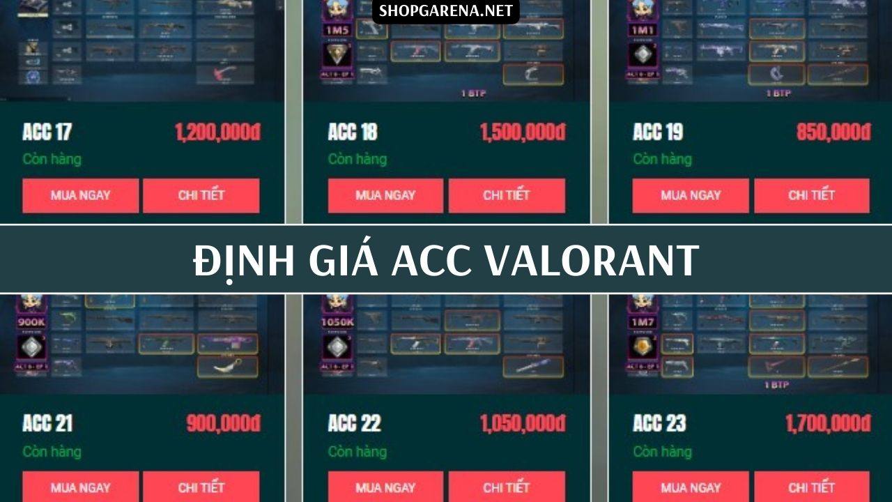 Dinh gia TK Valorant