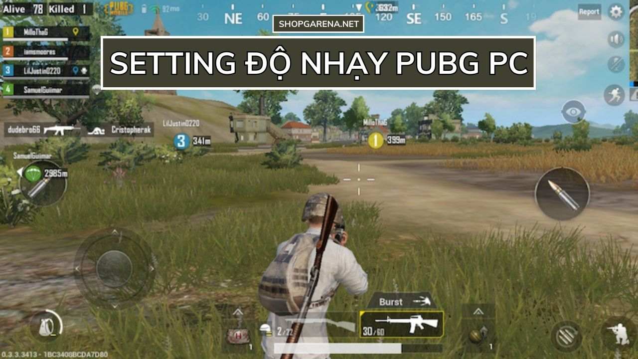 Setting Do Nhay PUBG PC