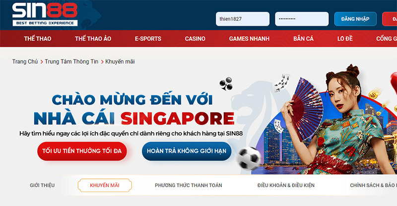 Pháp lý đảm bào tại sin88