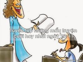 Truyện cười bá đạo hài hước nhân ngày 20/11