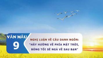 Bài văn nghị luận về câu nói 