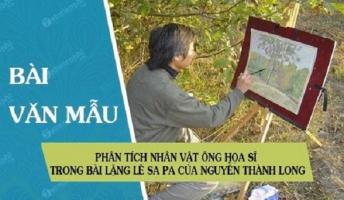 Bài văn phân tích nhân vật ông họa sĩ trong 