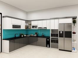 Địa chỉ thiết kế, thi công tủ bếp acrylic chất lượng nhất tại Hà Nội