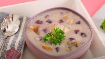Món cháo khoai lang cho bé ăn dặm thơm ngon và giàu dinh dưỡng