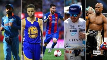 Ngôi sao giải trí đắt giá nhất thế giới năm 2018 do Forbes bầu chọn