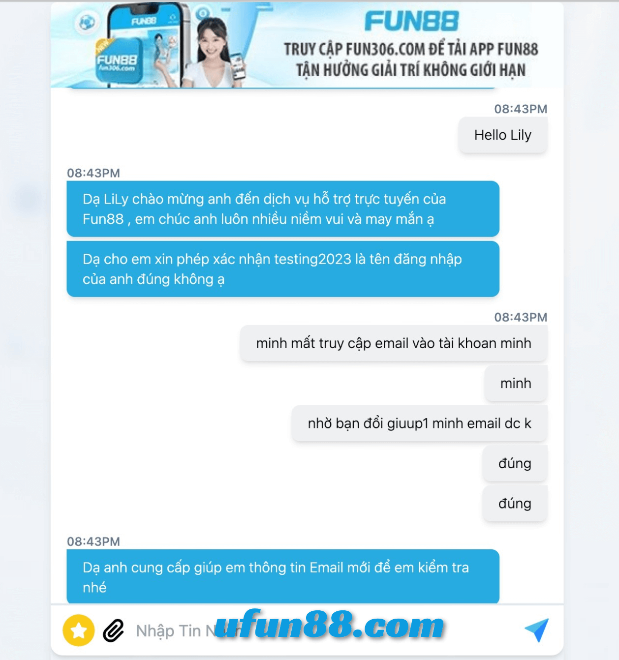 Chăm sóc và hỗ trợ khách hàng nhanh chóng tại Fun88