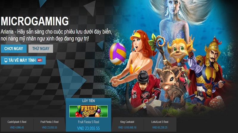 Một trò chơi tại slot game w88