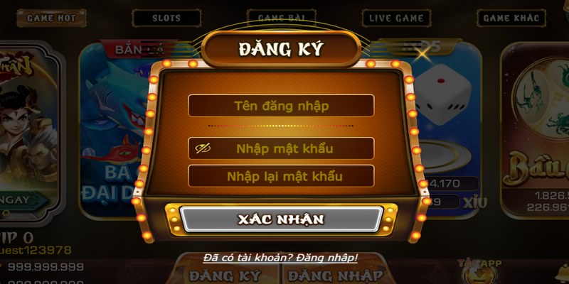 Đăng Ký Iwin - Hướng Dẫn Tân Thủ Thao Tác Đơn Giản 3 Khi đăng ký Iwin thành viên hãy điều thông tin theo hệ thống yêu cầu