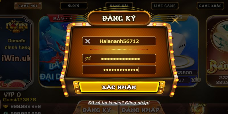 Đăng Ký Iwin - Hướng Dẫn Tân Thủ Thao Tác Đơn Giản 4 Toàn bộ thông tin mở tài khoản phải đảm bảo chính xác và đầy đủ